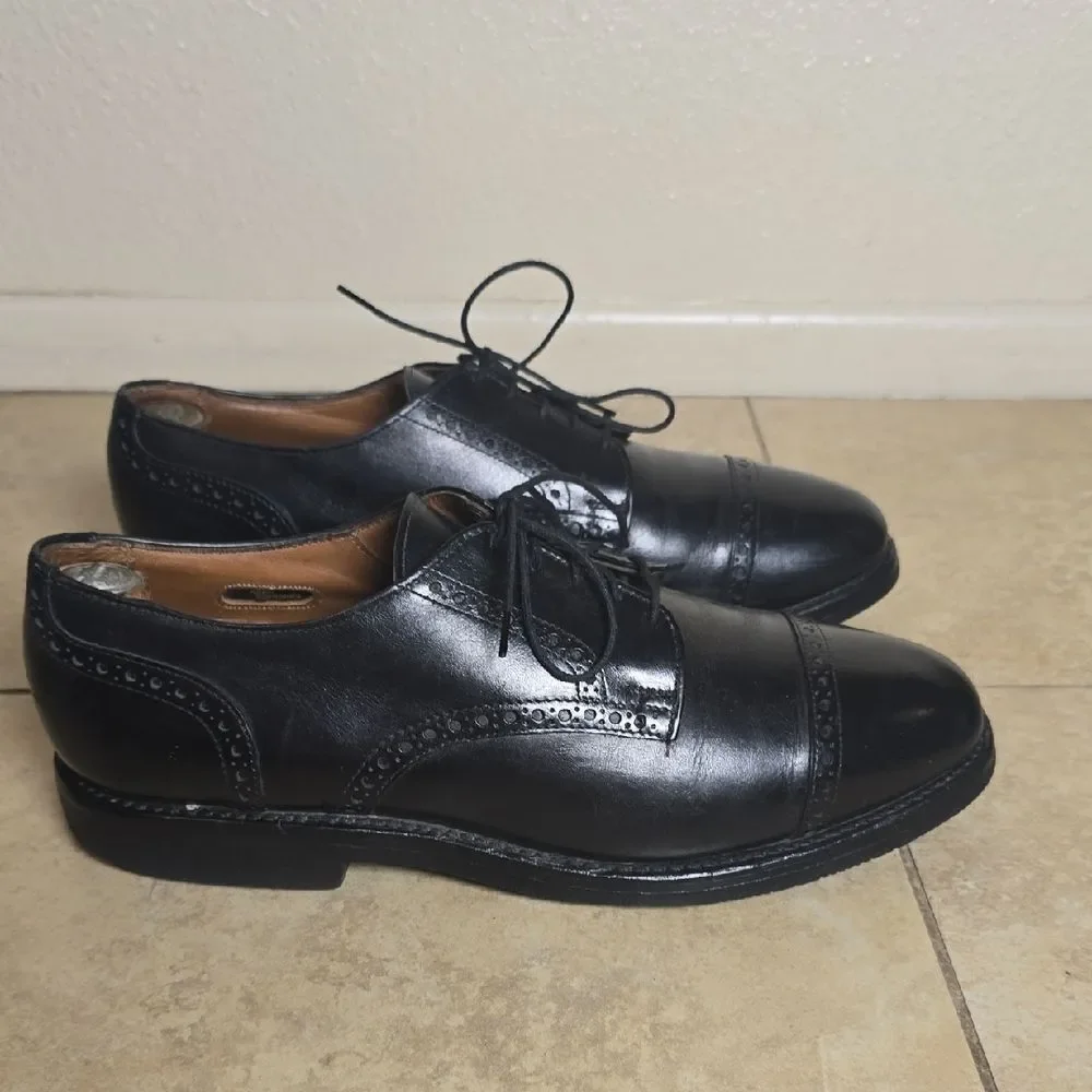 Allen Edmonds Classic Black Brogue Oxfords